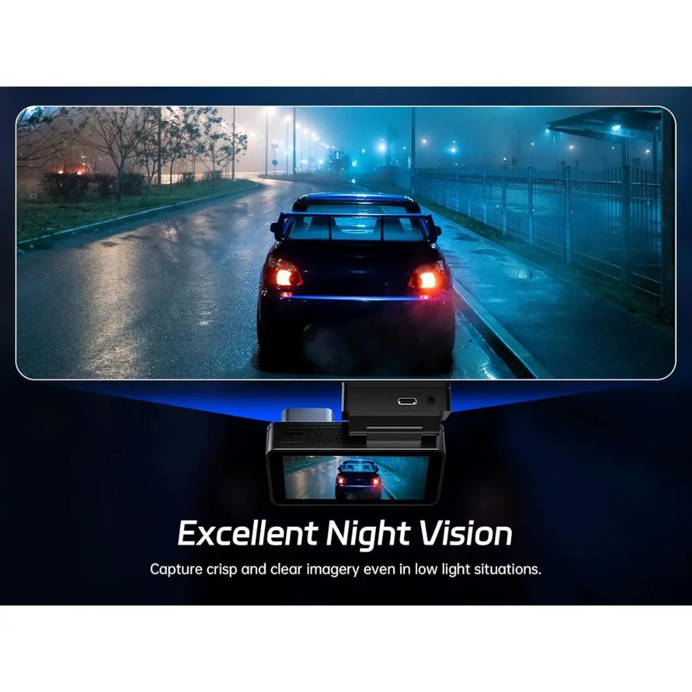 Pelsee P3 4K Dash Cam Front and Rear, 64GB SD Card, 4K+1080P Dual Dash Camera for Cars with Wi-Fi, GPS, ADAS, BSD, LCA, 3’’ IPS Display Car Camera, APP & Voice Control, Night Vision, 24H Parking Mode, Dashcam, Car Cameras