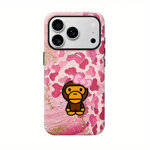 Bape Protective Camo Streetwear Phone Casesuitable for Iphone 17/16/15/14/13/12/11 Promax/Plus Case with Impactdispersion Technology & Flexible Rubber Linerglossy Finish UV Protected 2-Piece Design